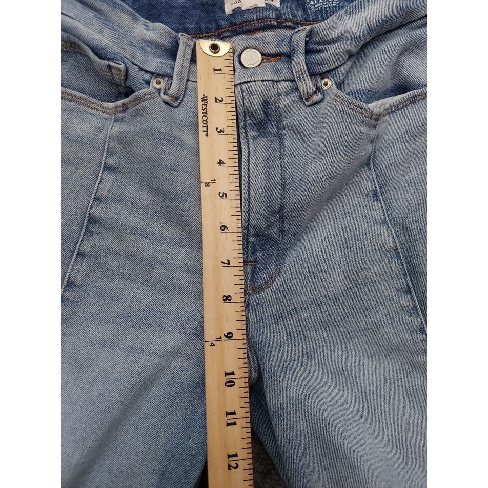 Good American Jeans Womens 10/30 Blue Light Wash Good Waist Palazzo Denim Wide - Picture 9 of 13